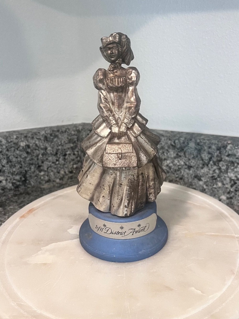 1991 District Award Pewter Figurine #2 Total Sales - Picture 1 of 9